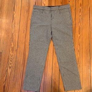 Banana Republic Houndstooth Stretch Pants size 6